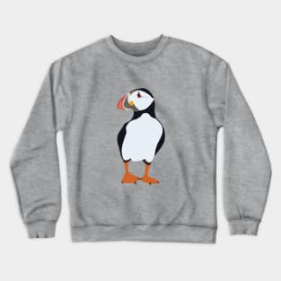 Fratercula arctica (naive) Crewneck Sweatshirt